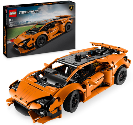 LEGO Technic 42196 Pomarańczowe Lamborghini Huracán Tecnica | 806 el. | 9+